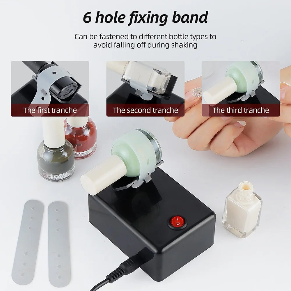 Electric Nail Polish & Tattoo Ink Bottle Shaker - 4