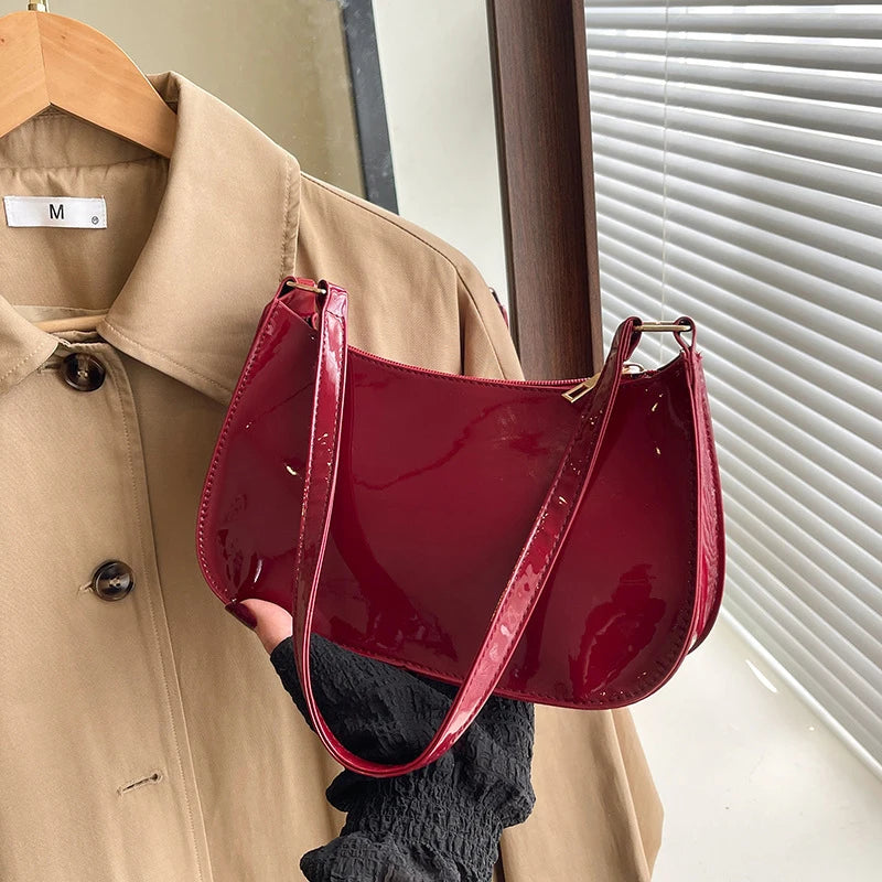 Luxury Retro PU Leather Hobo