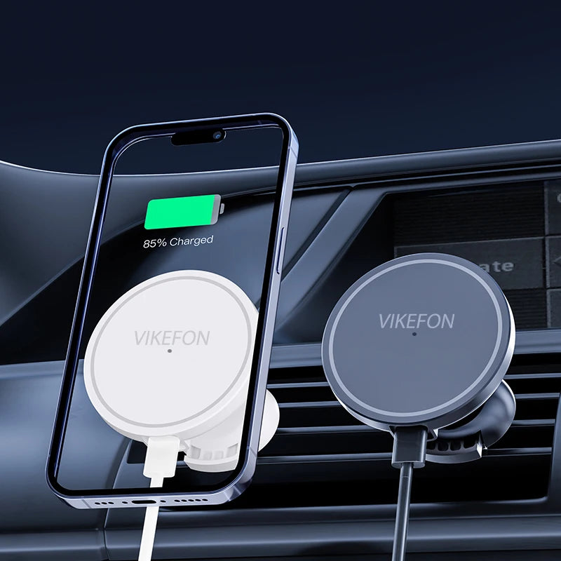 30W Magnetic Fast Wireless Car Charger Holder for iPhone 12-16 Series