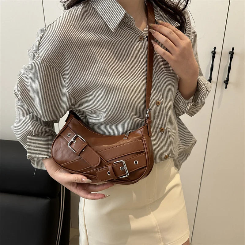 Luxury Vintage Stone Shoulder Bag