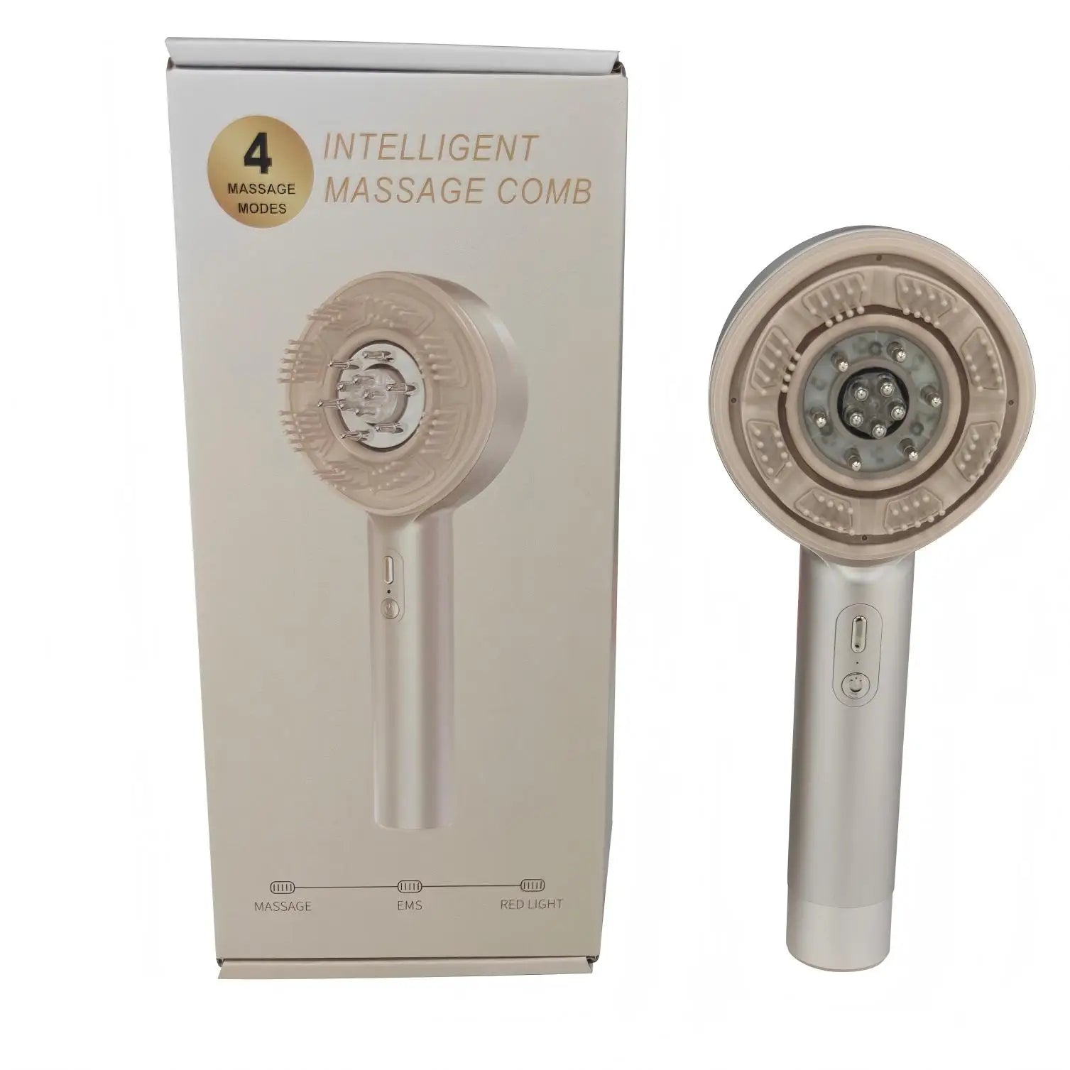 4-in-1 Electric Scalp Massager & Hair Growth Serum Applicator Brush - 17