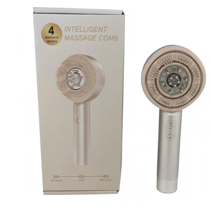 4-in-1 Electric Scalp Massager & Hair Growth Serum Applicator Brush