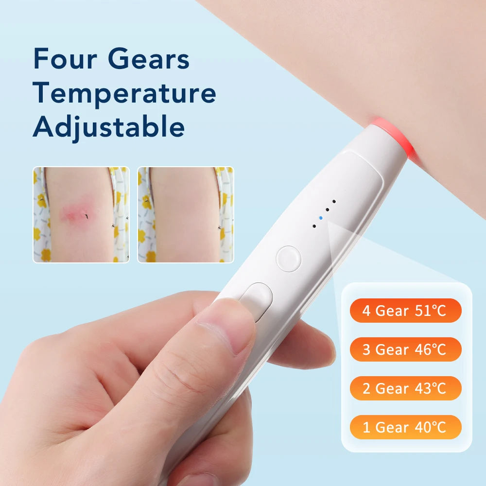 Electronic Insect Bite Itch Relief Pen - Portable Thermal Pulse Healing Tool - 2