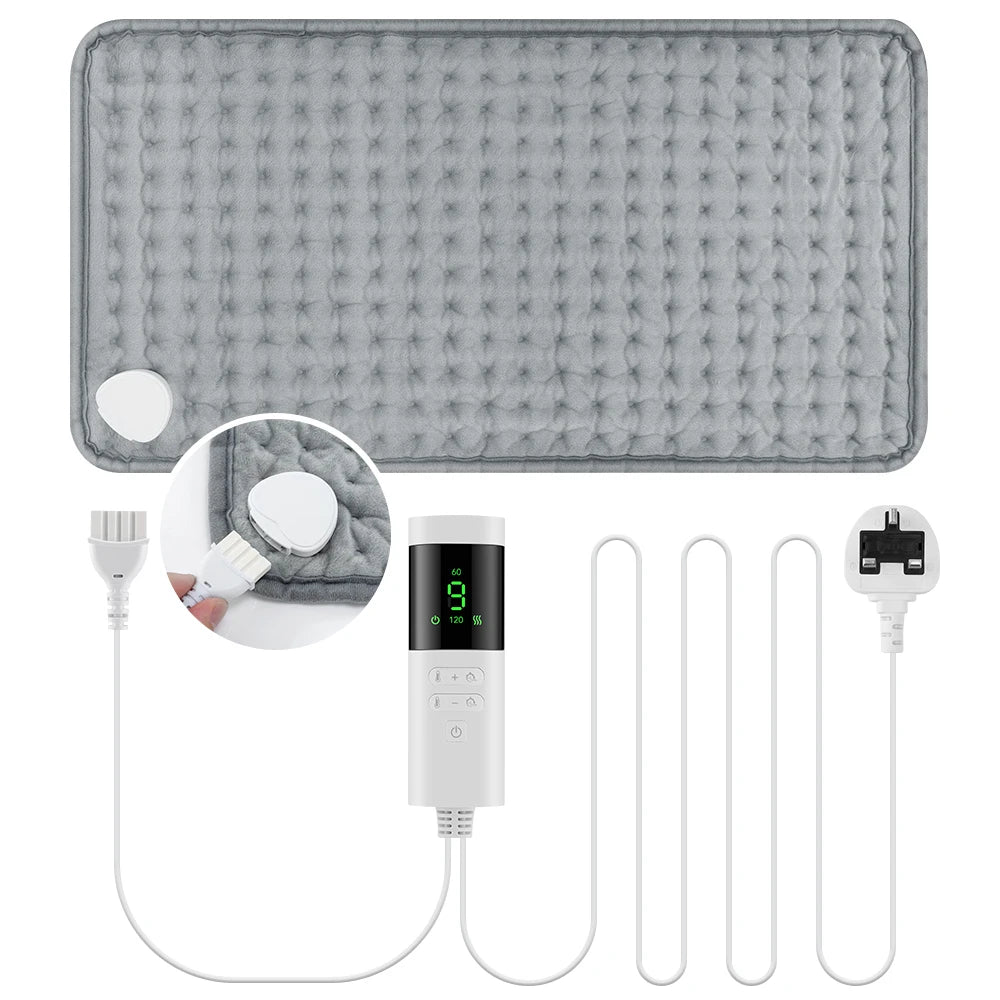 Electric Heating Pad for Back and Neck Pain Relief with 9 Temperature Settings - 17