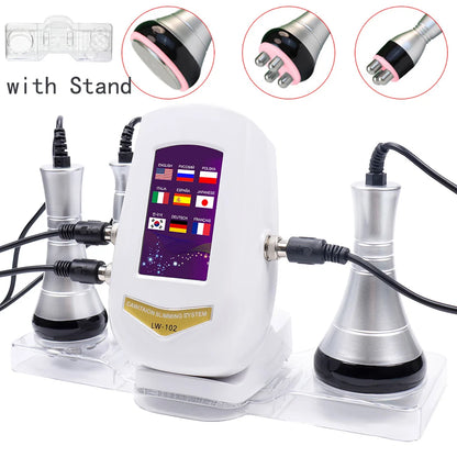 40K Ultrasonic Cavitation RF Body Shaping & Facial Skin Tightening Slimming Machine