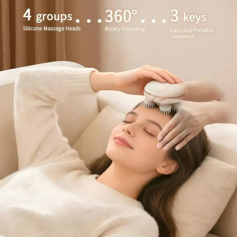Cordless EMS Scalp Massager & Deep Tissue Body Relaxer - 5