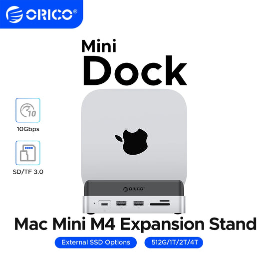 Mac Mini M4 Storage Expansion Docking Station with M.2 SSD Slot