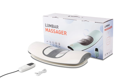 Electric Lumbar Traction Massager with Heat and Vibration for Back Pain Relief