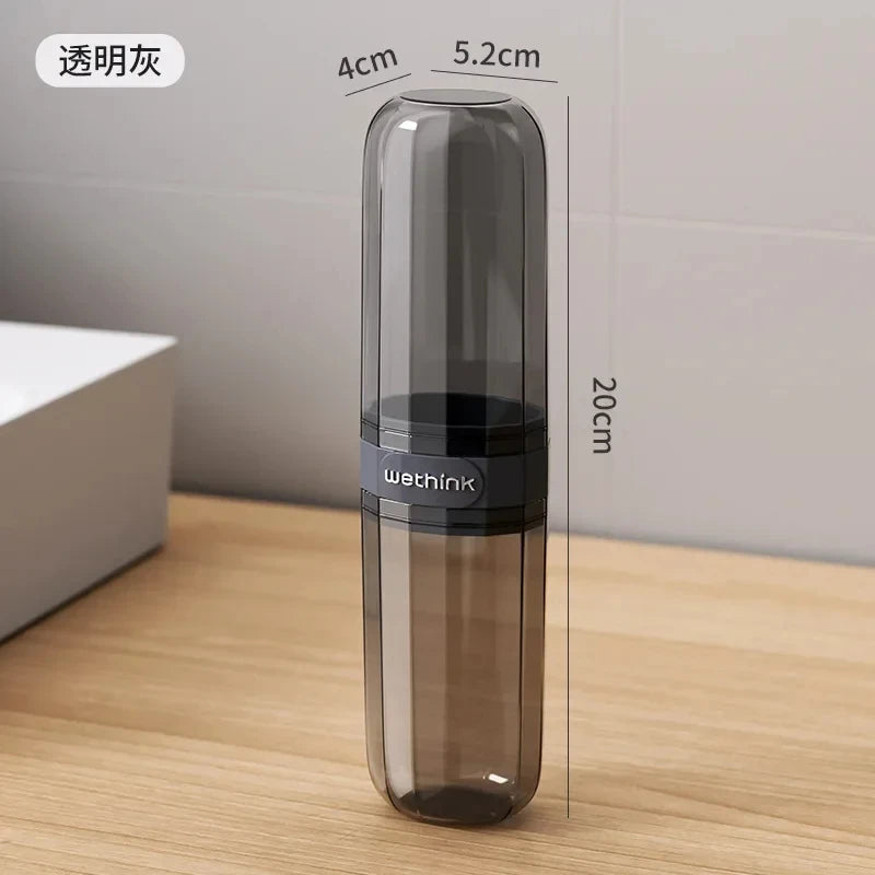 Portable Clear Toothbrush Travel Case & Hygienic Organizer - 17