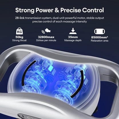 22-Head Fascia Massage Gun - Deep Tissue Body Massager