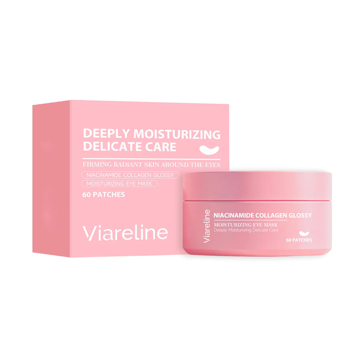 Niacinamide Collagen Eye Patches for Dark Circles, Puffiness & Fine Lines