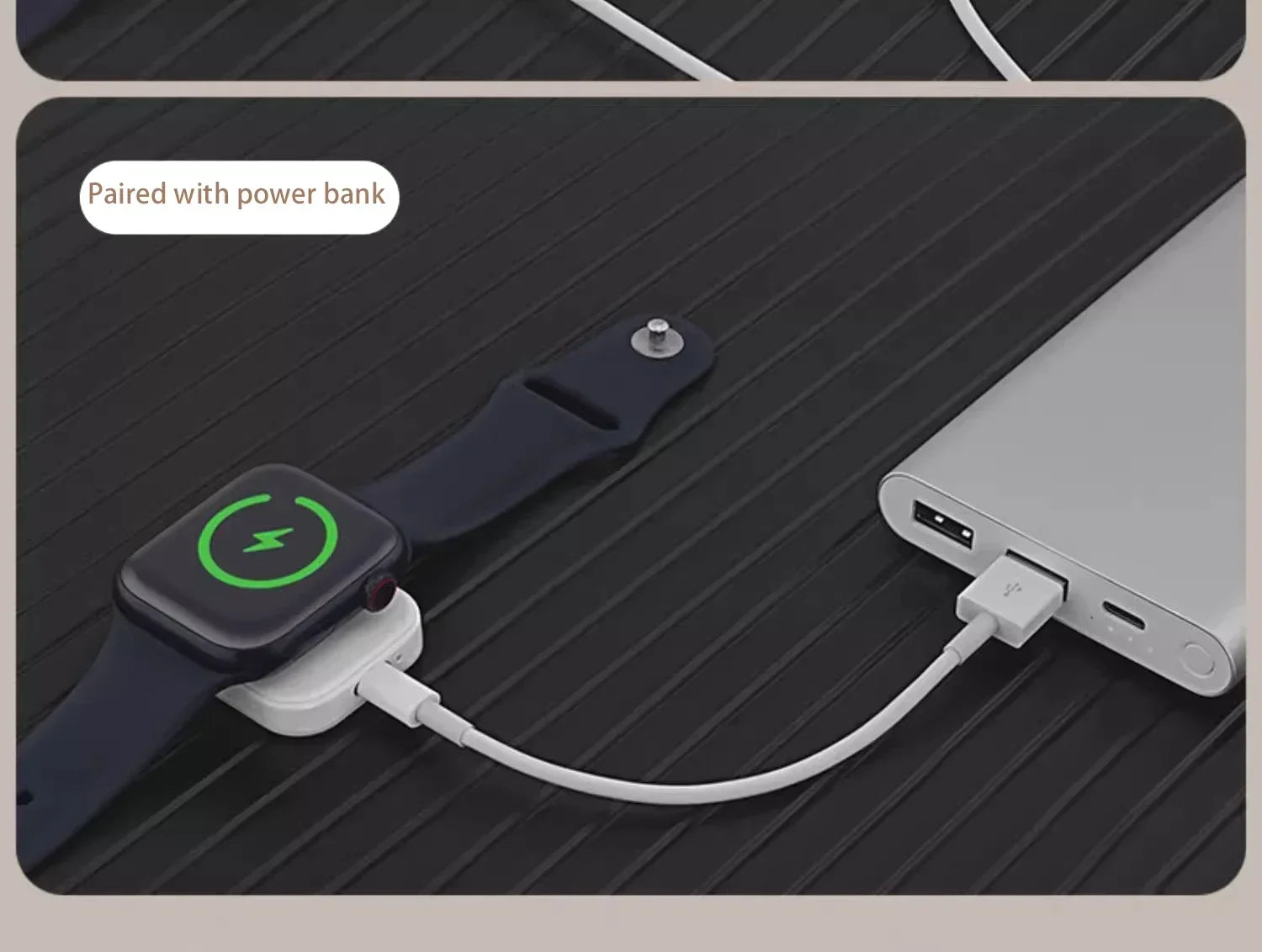 Portable Magnetic Wireless Fast Charger for All Apple Watch Series - 12