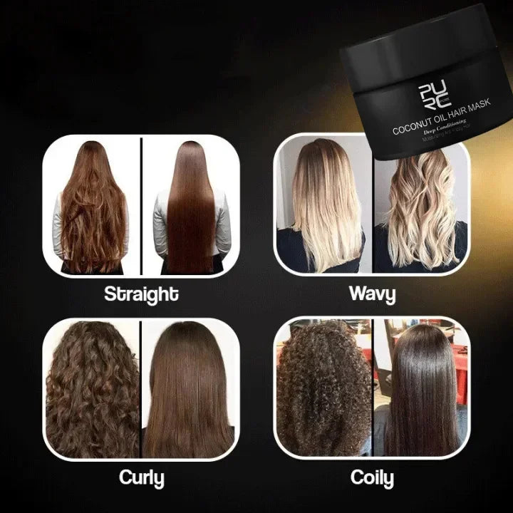 Keratin Collagen Deep Repair Hair Mask - Smooth, Shiny & Frizzy Hair Treatment