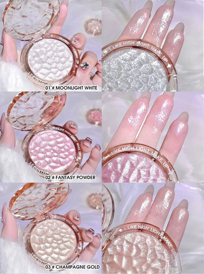 Shimmer Glow Highlighter & Contour Palette - Long-Lasting Radiant Finish