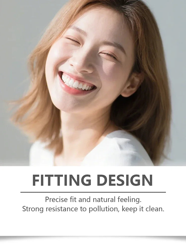 Instant Smile Cosmetic Dentures - Natural Looking Upper & Lower Teeth Veneers - 9