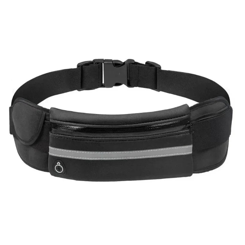 Slim Running Waist Belt - Waterproof Elastic Phone Pouch for Sports - 13