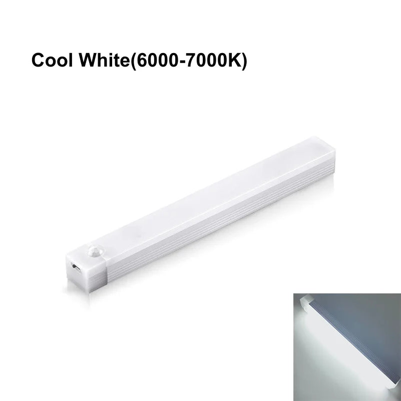 Rechargeable LED Motion Sensor Cabinet Light - Wireless Under Counter & Wardrobe Light - 15