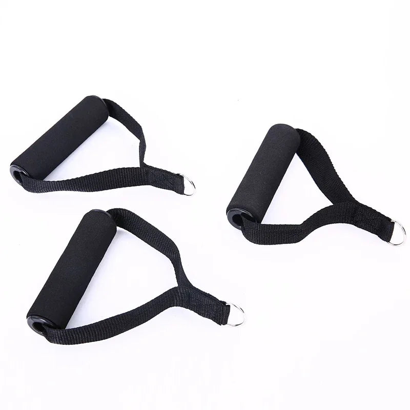 2PCS Heavy Duty Fitness Resistance Band Handles – Non-Slip Gym Grip Straps - 2