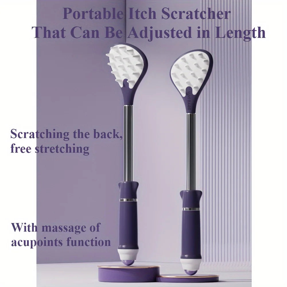 Telescopic Back Scratcher & Massage Tool - Portable Extendable Itch Relief - 1