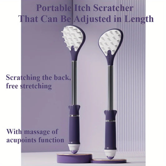 Telescopic Back Scratcher & Massage Tool - Portable Extendable Itch Relief