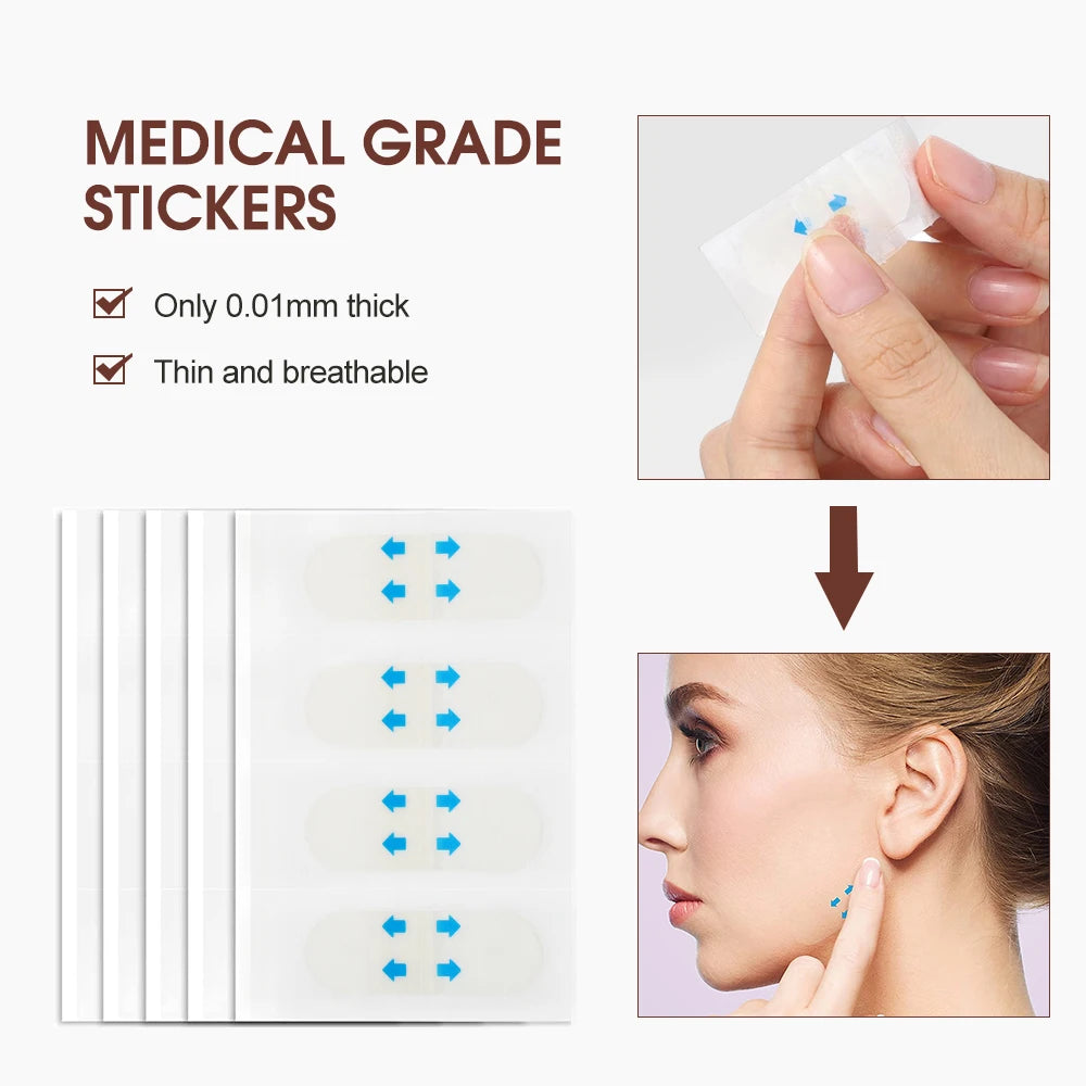 Invisible Face & Neck Lifting Tapes for Wrinkle Removal & Instant Firming - 5