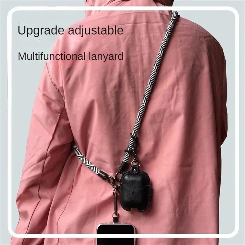 Universal 8mm Crossbody Phone Lanyard - Adjustable Detachable Neck Strap - 3