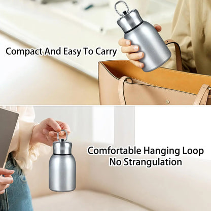 Stainless Steel Mini Vacuum Insulated Travel Water Bottle - 300ml