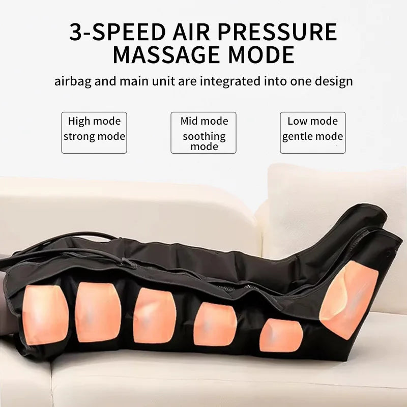 Air Compression Leg & Foot Massager for Circulation and Pain Relief - 3