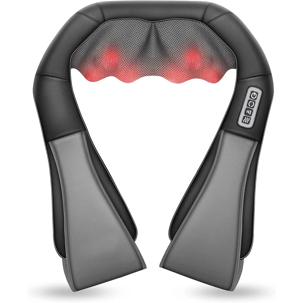 Shiatsu Neck & Shoulder Massager with Heat - Electric Back Massage