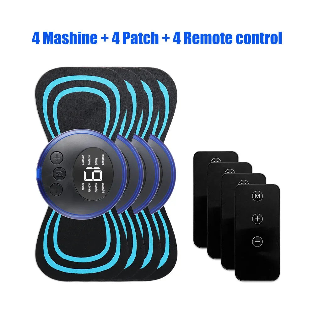 Mini EMS Neck & Body Massager - Portable TENS Muscle Stimulator