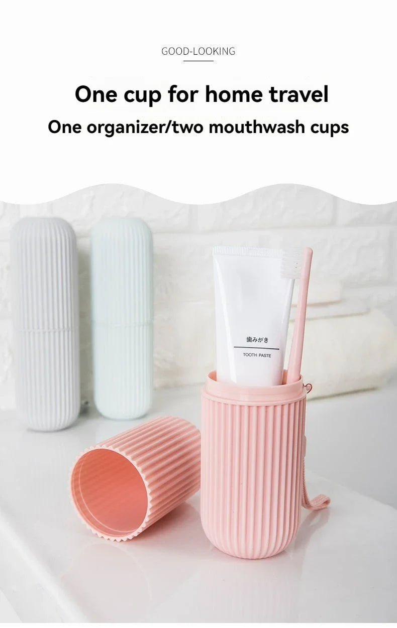 Portable Travel Toothbrush & Toothpaste Holder Case - Eco-Friendly Storage - 13