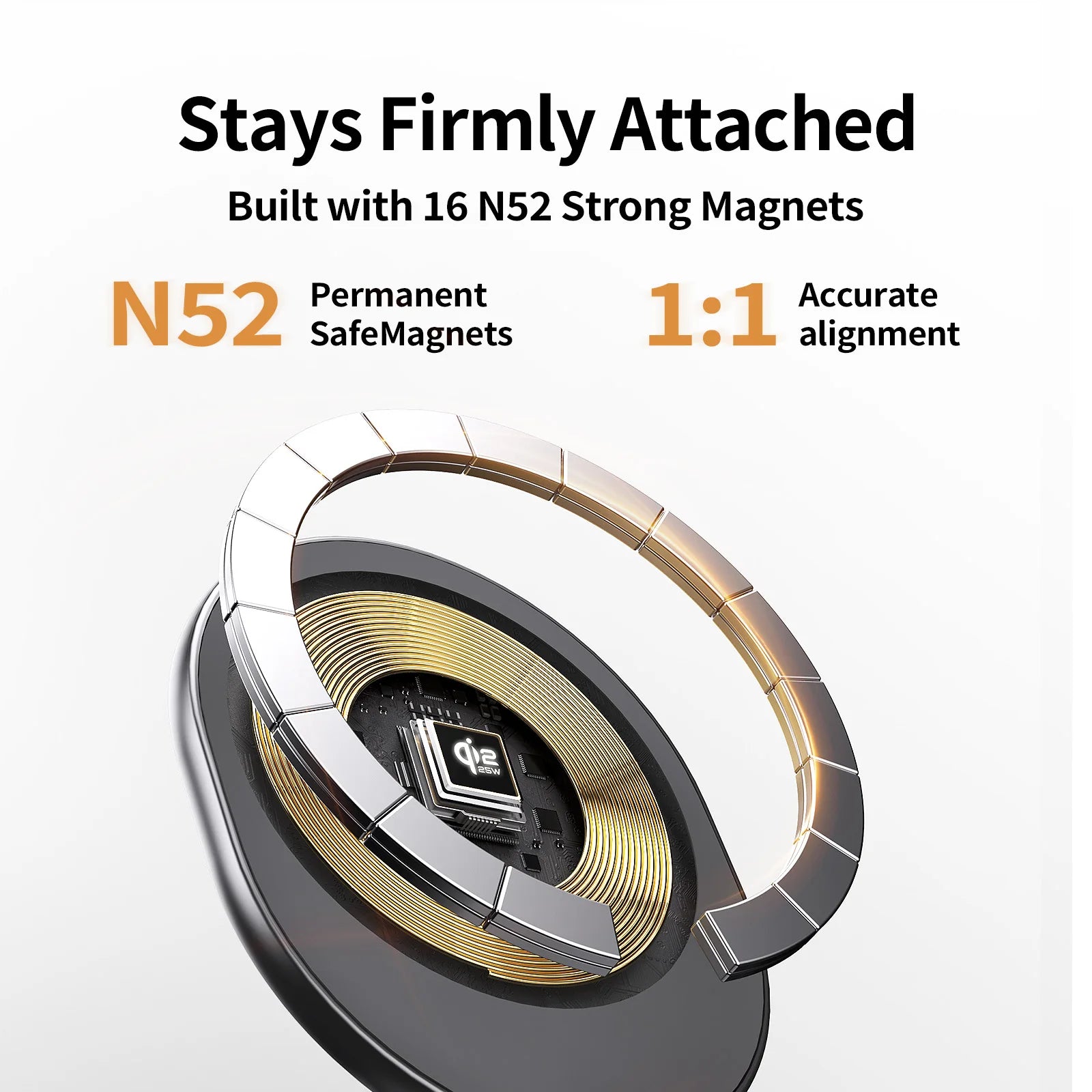 Qi2.2 25W 3-in-1 Magnetic Wireless Charging Station for iPhone & Watch - 3