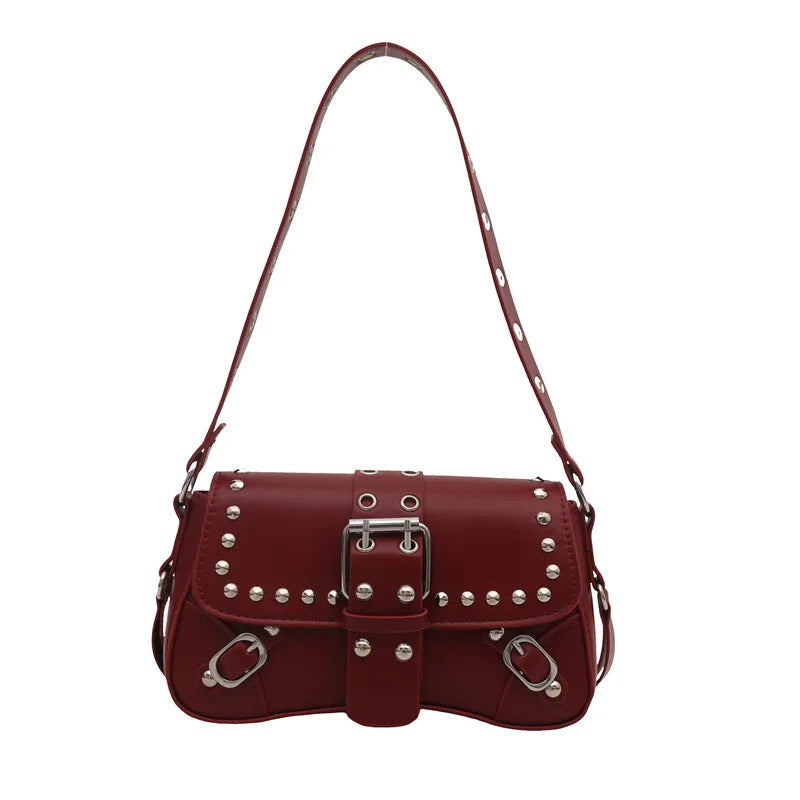 Luxury Trendy Rivet Shoulder Bag