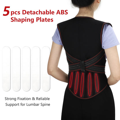Self-Heating Tourmaline Magnetic Back & Waist Support Brace for Pain Relief