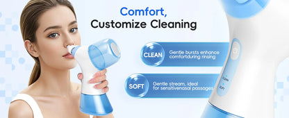 Portable Electric Nasal Irrigation & Oral Irrigator Combo Set