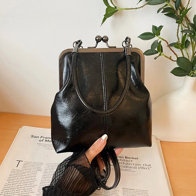 Luxury Vintage Kiss Lock Bag