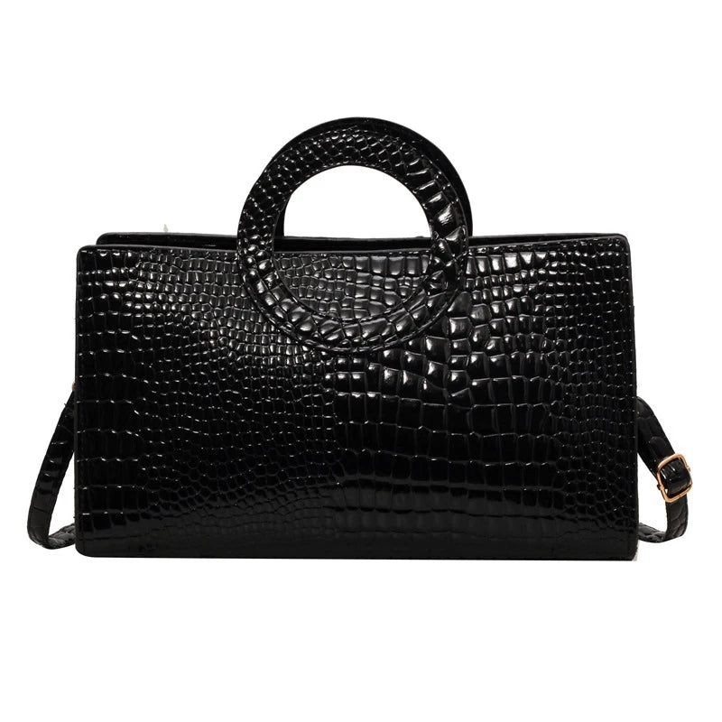 Luxury Crocodile Pattern Tote