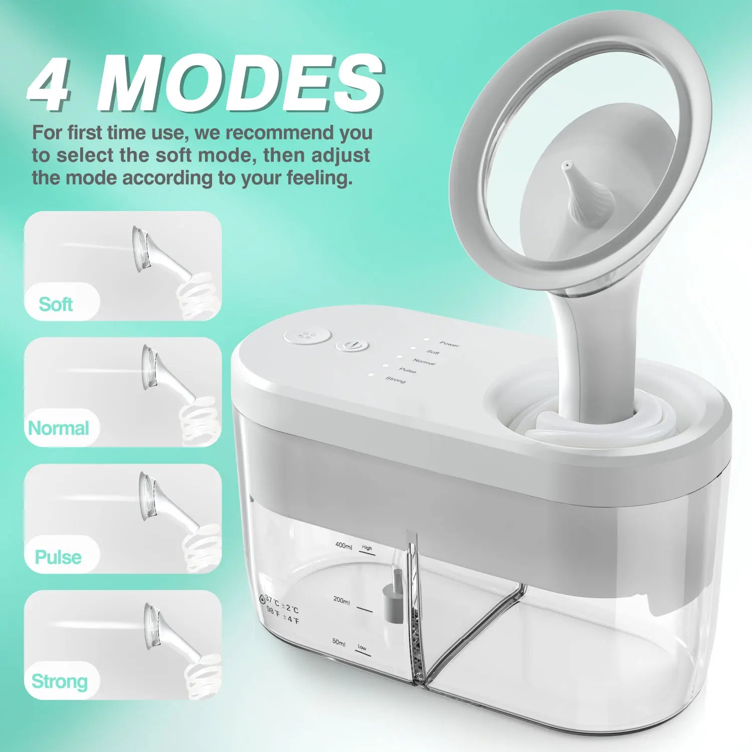 Electric Ear Wax Removal Irrigation System - Safe & Gentle Ear Cleaner - 10
