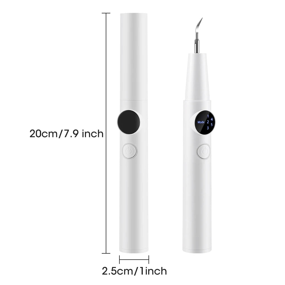 Ultrasonic Teeth Cleaner - Electric Tartar & Plaque Remover for Oral Care - 16