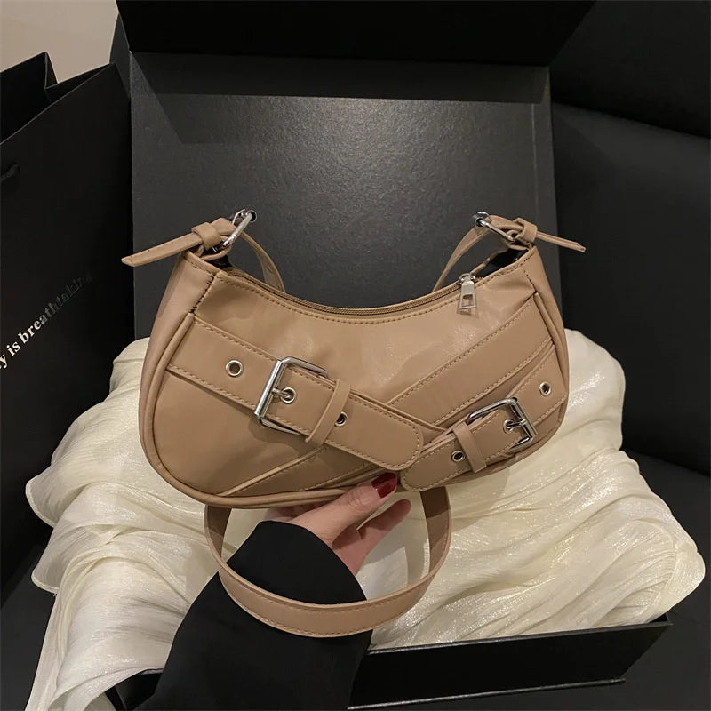 Luxury Vintage Stone Shoulder Bag