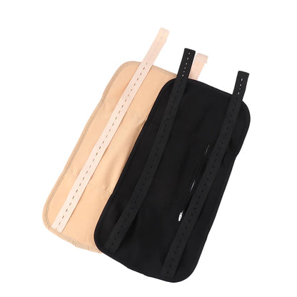 Reusable Castor Oil Pack Wrap - Adjustable Compression Waist Support Band