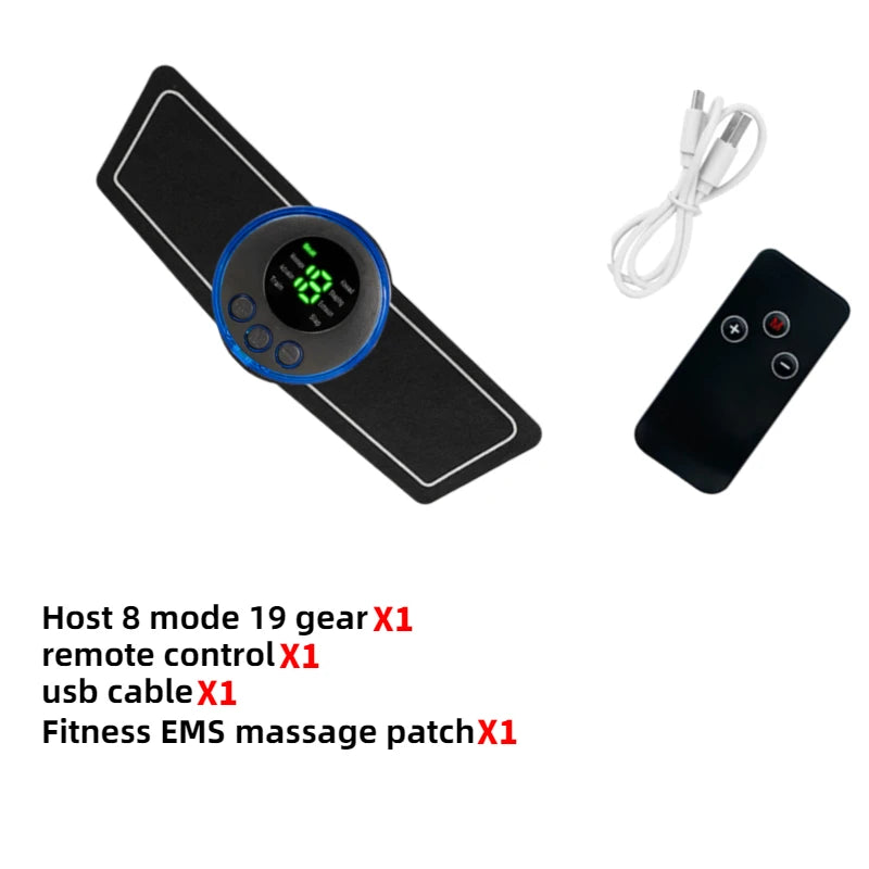 Wireless EMS Muscle Stimulator - Electric Abdominal & Hip Toning Trainer - 14