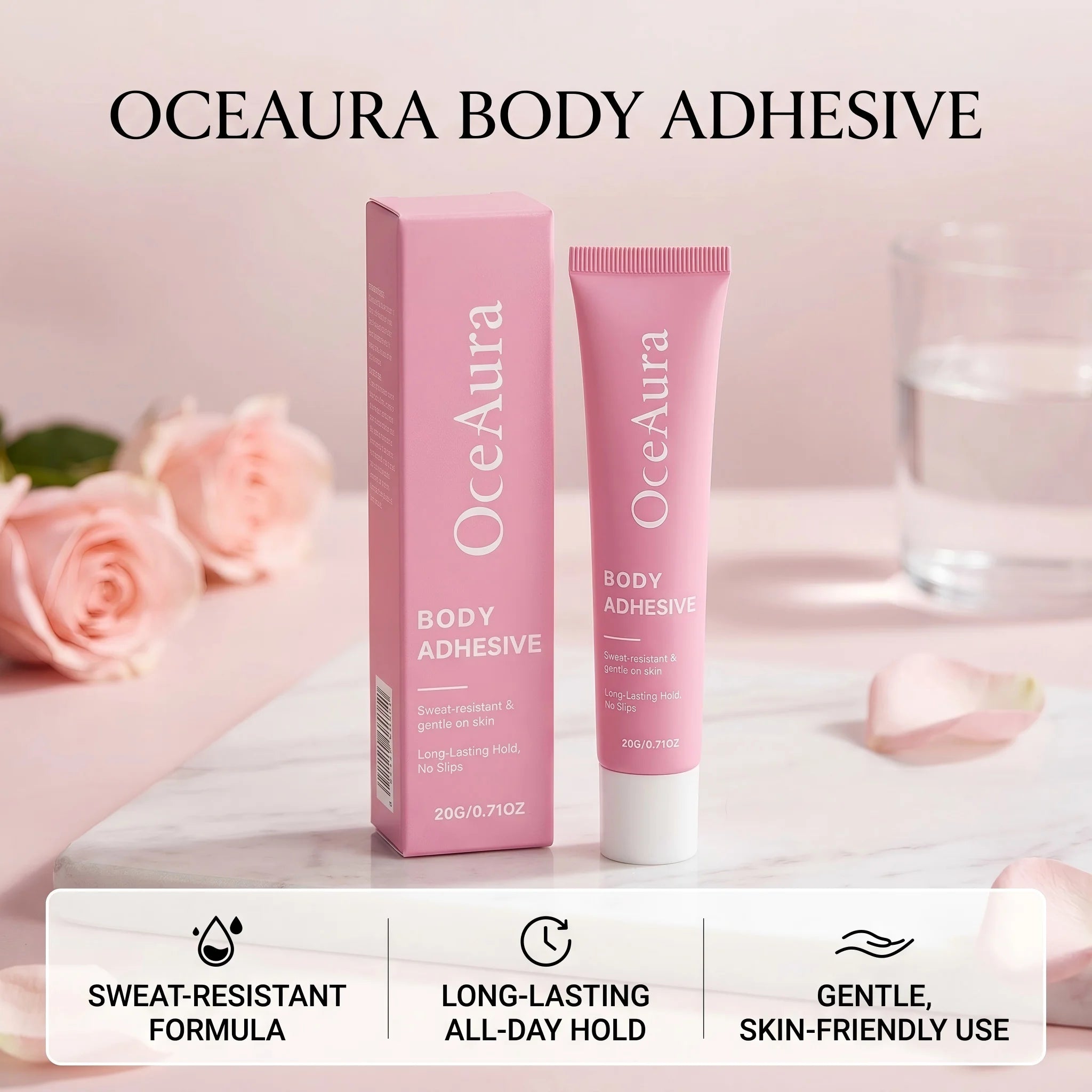 Fashion Body Adhesive for Clothing - Sweatproof & Invisible Secure Fabric Glue - 2
