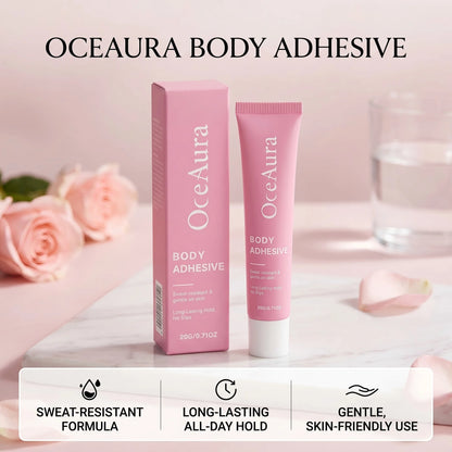 Fashion Body Adhesive for Clothing - Sweatproof & Invisible Secure Fabric Glue
