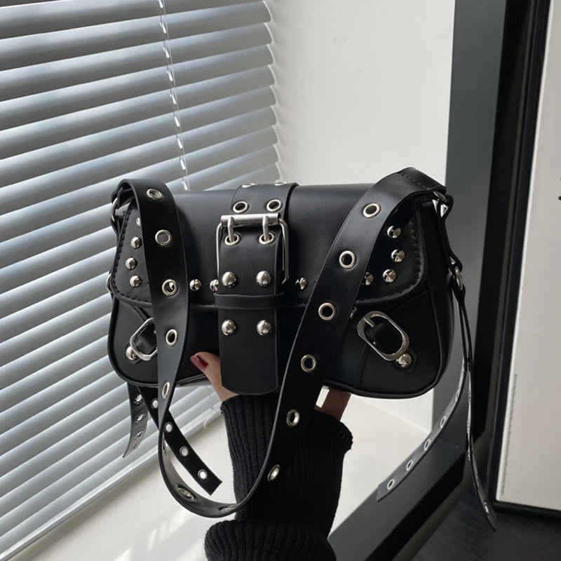 Luxury Trendy Rivet Shoulder Bag