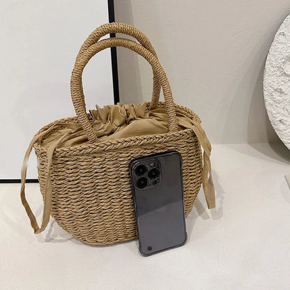 Luxury Handmade Straw Tote
