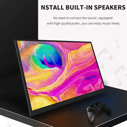 16" Portable Monitor 1920x1200 IPS FHD HDR10 Travel Display for Laptop