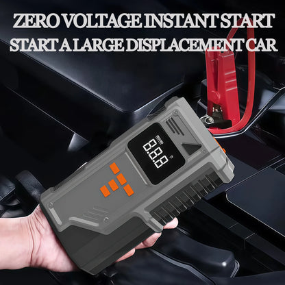 Portable Car Jump Starter with 10.2 Bar Tire Inflator & Emergency Pump