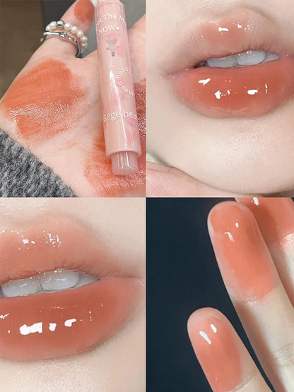 Hydrating Jelly Gloss Lipstick - Moisturizing Mirror Finish Lip Pen