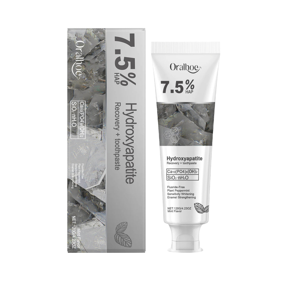 7.5% Hydroxyapatite Enamel Repair & Whitening Toothpaste - Sensitive Teeth Care